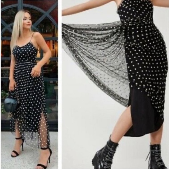 Zara bloggers favorite tulle floral dress - Picture 3 of 12